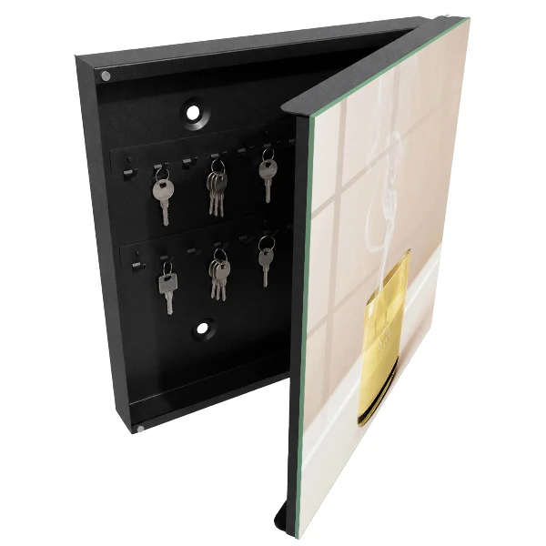 Wall mounted key box Glass calm