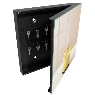 Wall mounted key box Glass calm