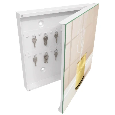Wall mounted key box Glass calm