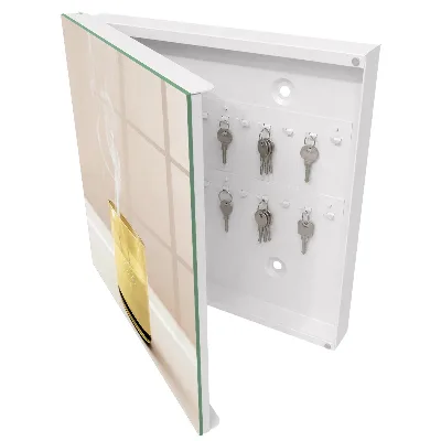 Wall mounted key box Glass calm