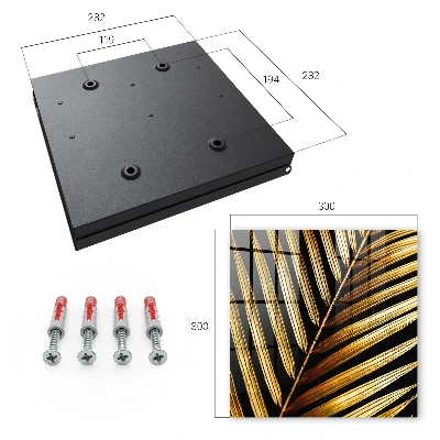 Wall mounted key box Elegant leaf