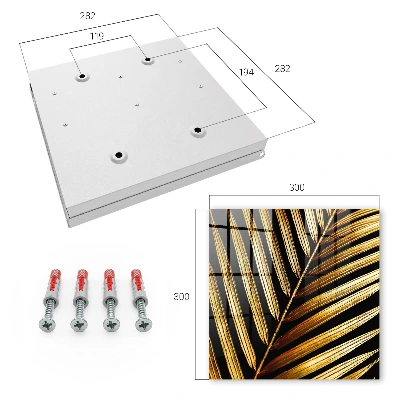 Wall mounted key box Elegant leaf