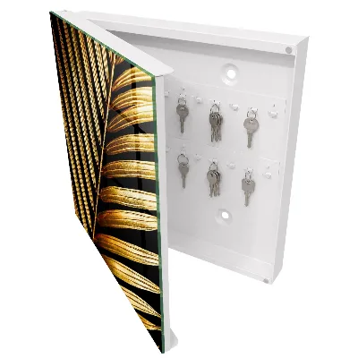 Wall mounted key box Elegant leaf