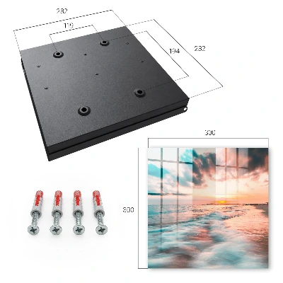 Key box for wall Sunset