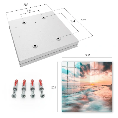 Key box for wall Sunset