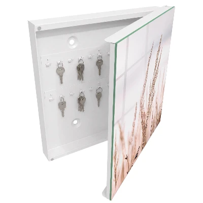 Wall mounted key box Grasses in the wind