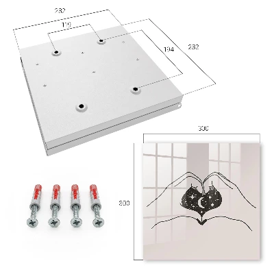 Key box for wall Heart cosmos