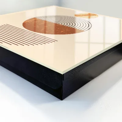 Wall mounted key box Retro geometry