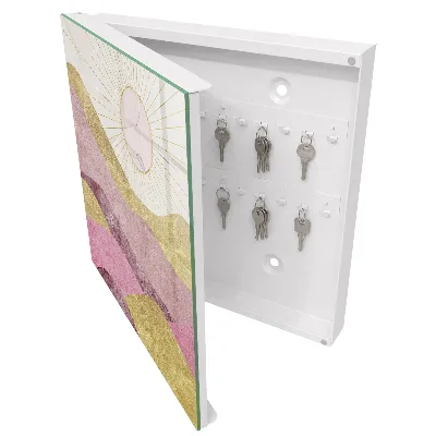 Key box for wall Waves sun rays