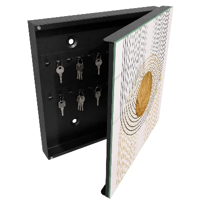 Key cabinet Circles and lines
