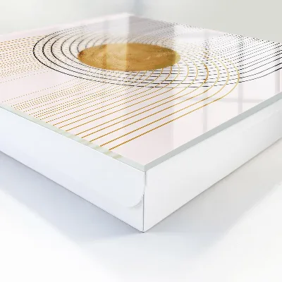 Key cabinet Circles and lines