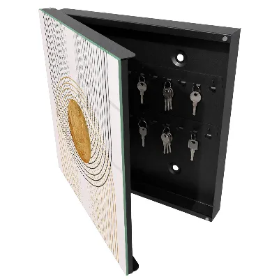 Key cabinet Circles and lines
