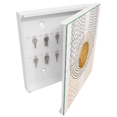 Key cabinet Circles and lines