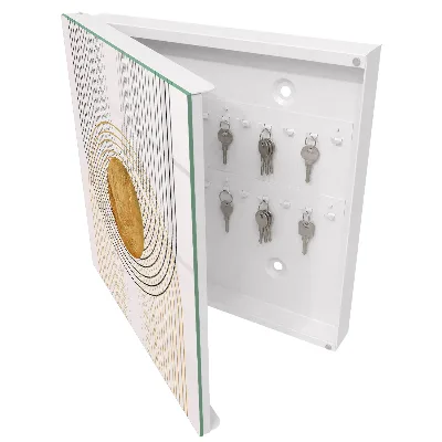 Key cabinet Circles and lines
