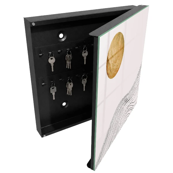 Key box for wall Waves and circle
