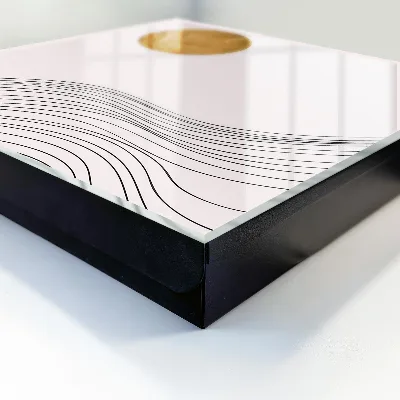 Key box for wall Waves and circle