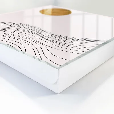 Key box for wall Waves and circle