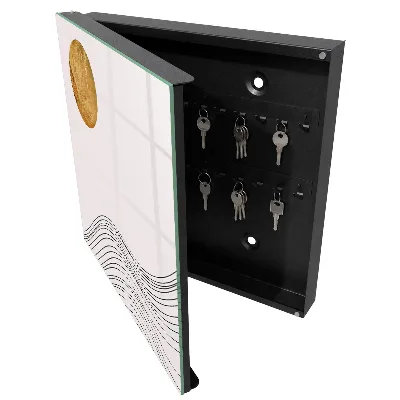Key box for wall Waves and circle