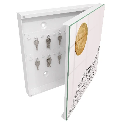 Key box for wall Waves and circle