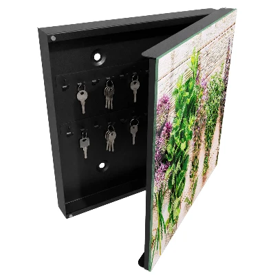 Key cabinet Green herbs