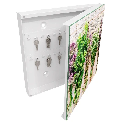 Key cabinet Green herbs