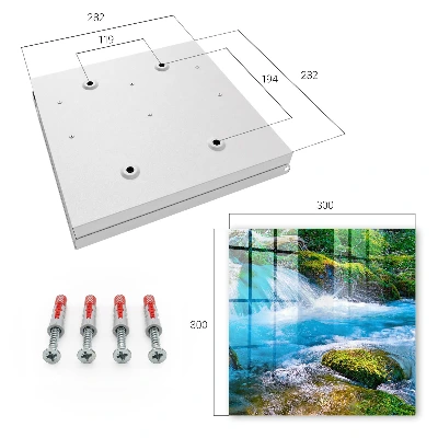Key box for wall Peaceful river