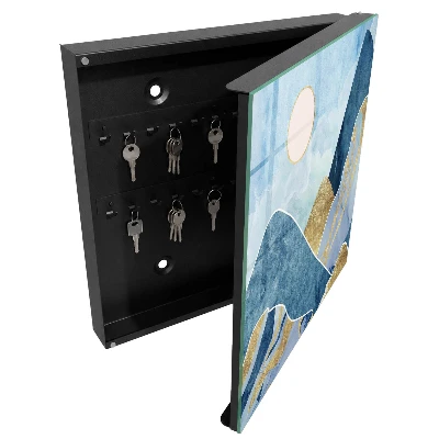 Wall mounted key box Mountain landscape