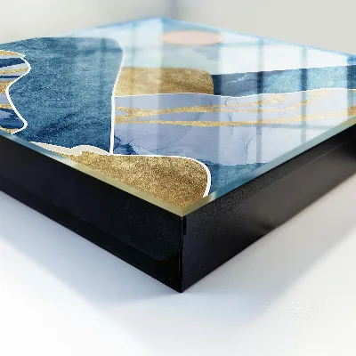Wall mounted key box Mountain landscape