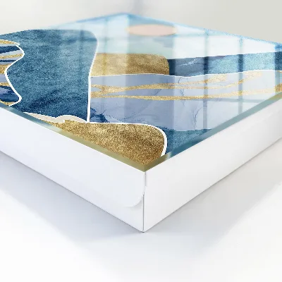 Wall mounted key box Mountain landscape