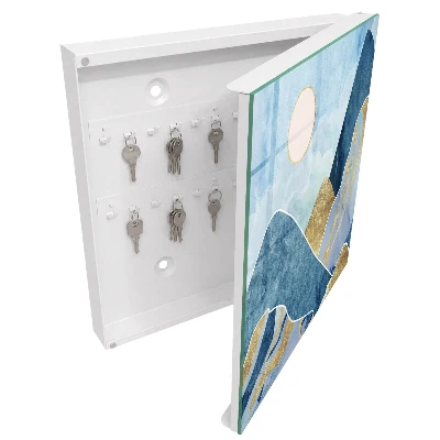 Wall mounted key box Mountain landscape