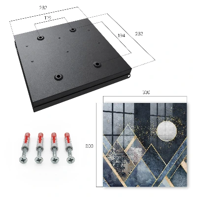 Key box for wall Geometry of the sky