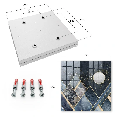 Key box for wall Geometry of the sky