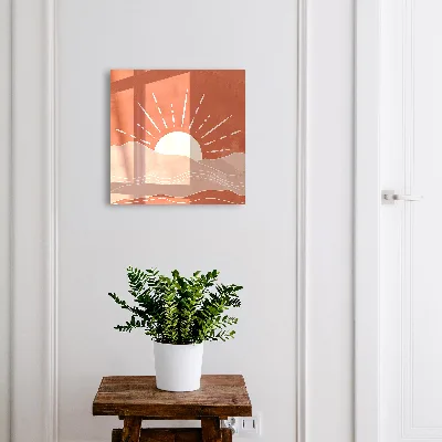 Wall mounted key box Orange dawn