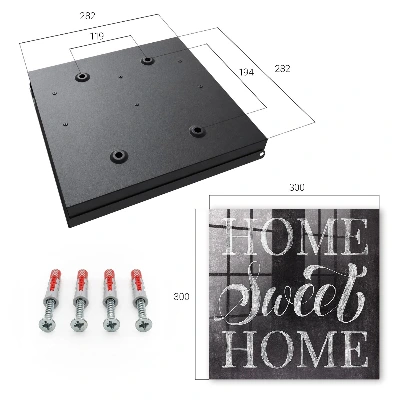 Key box for wall Home Sweet Home