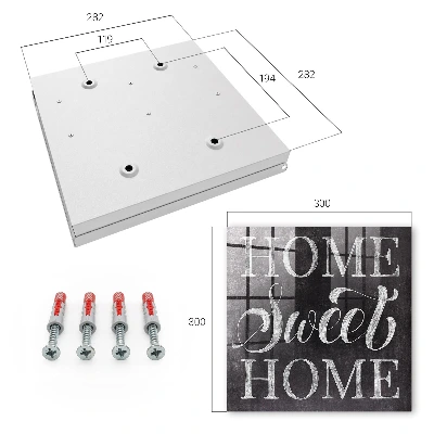 Key box for wall Home Sweet Home