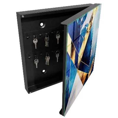 Wall mounted key box Blue elegance