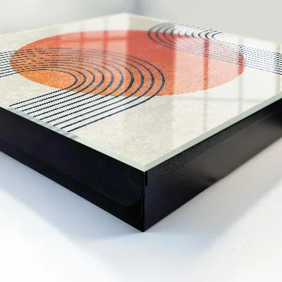Key cabinet Geometric lines