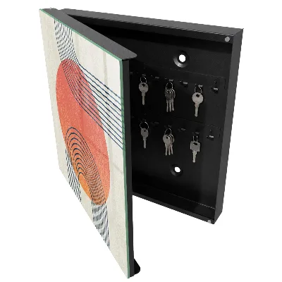Key cabinet Geometric lines
