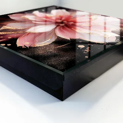 Key cabinet Pink flower