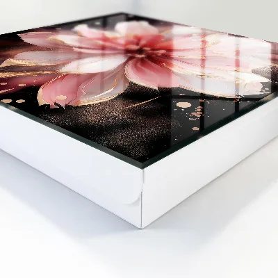 Key cabinet Pink flower