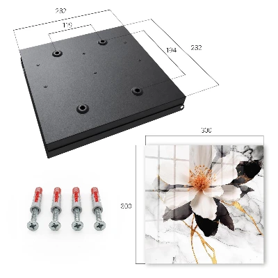 Key box for wall Floral grace