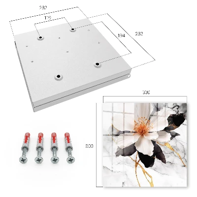 Key box for wall Floral grace
