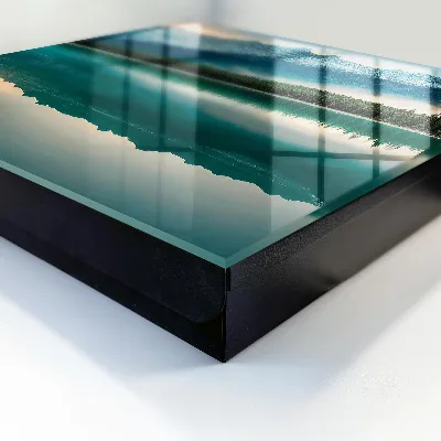 Wall mounted key box Mountain reflection