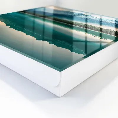 Wall mounted key box Mountain reflection