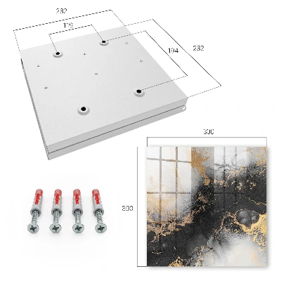 Key box for wall Black elegance