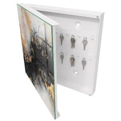 Key box for wall Black elegance