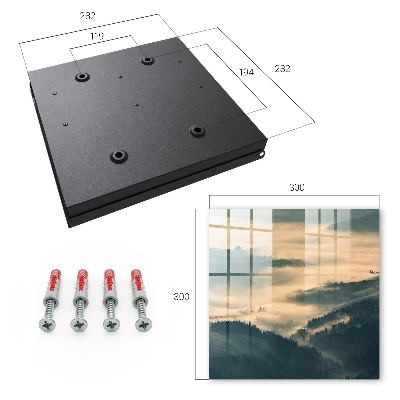 Wall mounted key box Misty hills