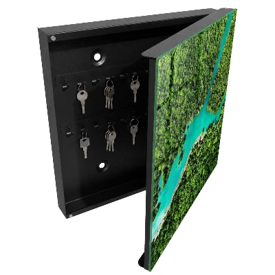 Wall mounted key box Green paradise
