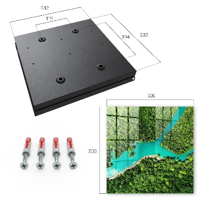 Wall mounted key box Green paradise
