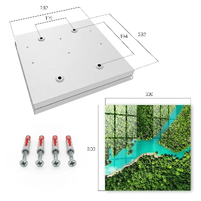 Wall mounted key box Green paradise